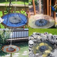Plovoucí solární zahradní fontána