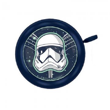 SEVEN Zvonek na kolo Star Wars Stormtrooper Kov, Plast, průměr 5 cm