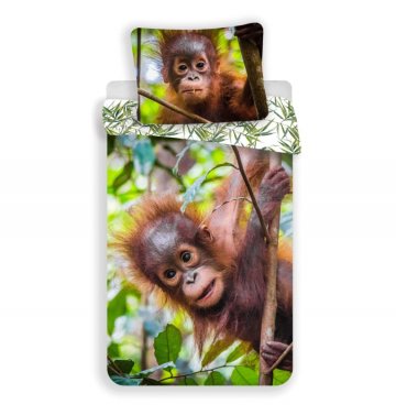 JERRY FABRICS Povlečení Orangutan 02 Bavlna,…