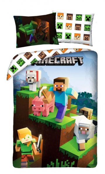 HALANTEX Povlečení Minecraft Farma animals…