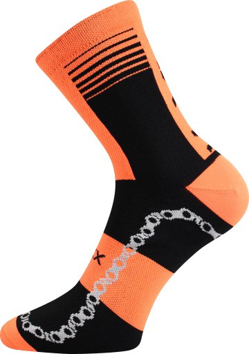 ponožky Ralfi neon oranžová - velikost 35-38 (23-25)